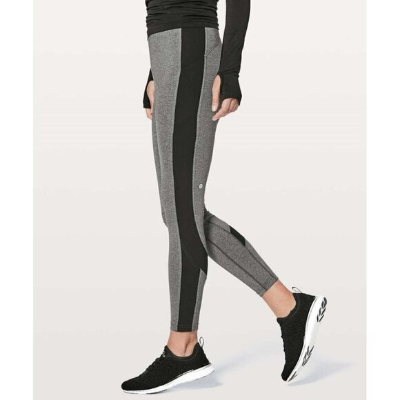 Lululemon | Box It Out Tights in Heathered Black / Black - Picture 3 of 11